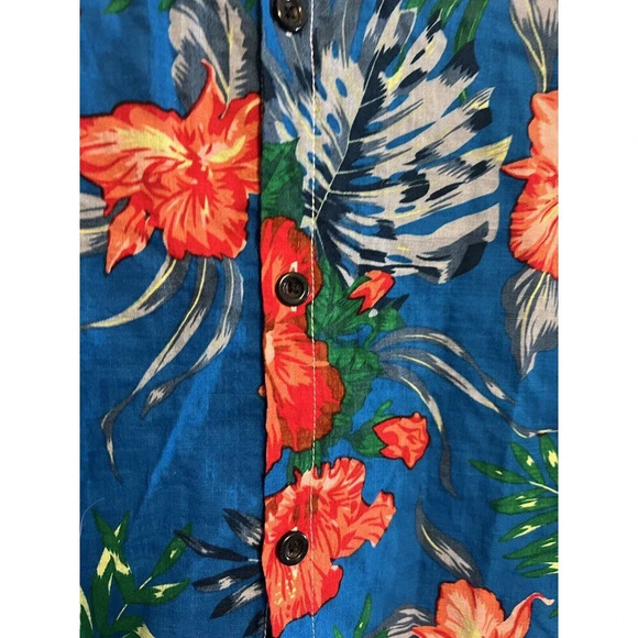NWT Jogal Size Large Set Shirt And Shorts Tropical Floral Vacation - Picture 4 of 14